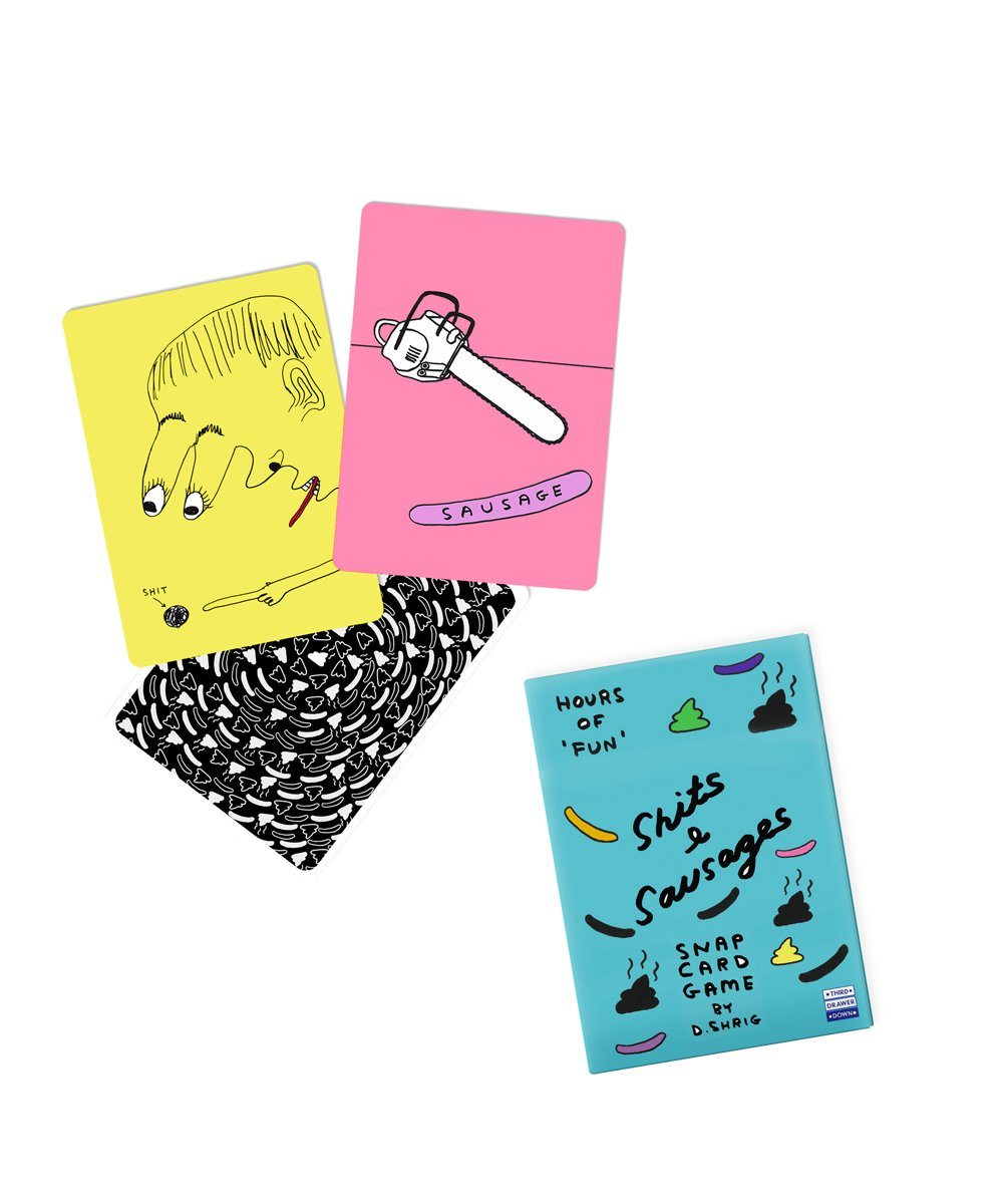 Sh*ts & Sausages Snap Card Game x David Shrigley | TDD USA – Third Drawer  Down USA