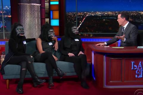 Guerrilla Girls on Stephen Colbert