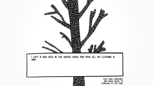 Marina Abramovic - complain to a tree for 15 minutes