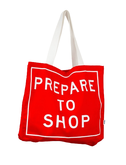 Prepare to Shop Tote Bag x Richard Tipping Bags Third Drawer Down Studio 