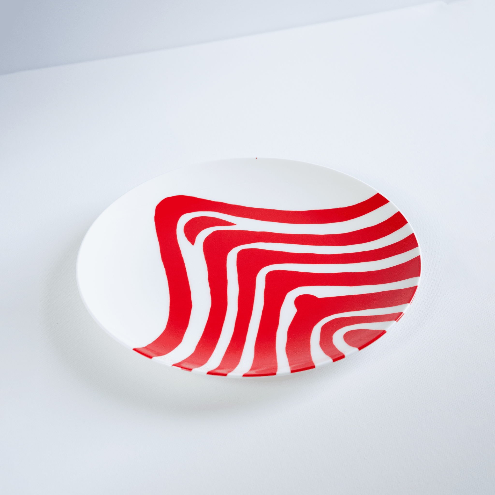 Bone China Plates: Red Curve x Louise Bourgeois Ceramic Third Drawer Down Studio 