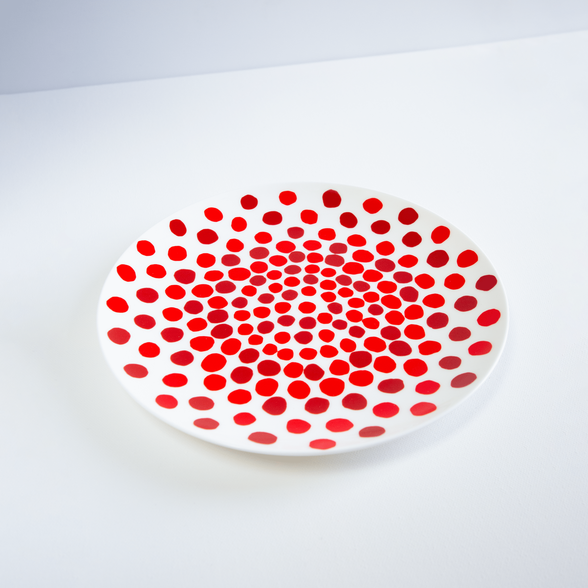 Bone China Plates: Red Dots x Louise Bourgeois Ceramic Third Drawer Down Studio 