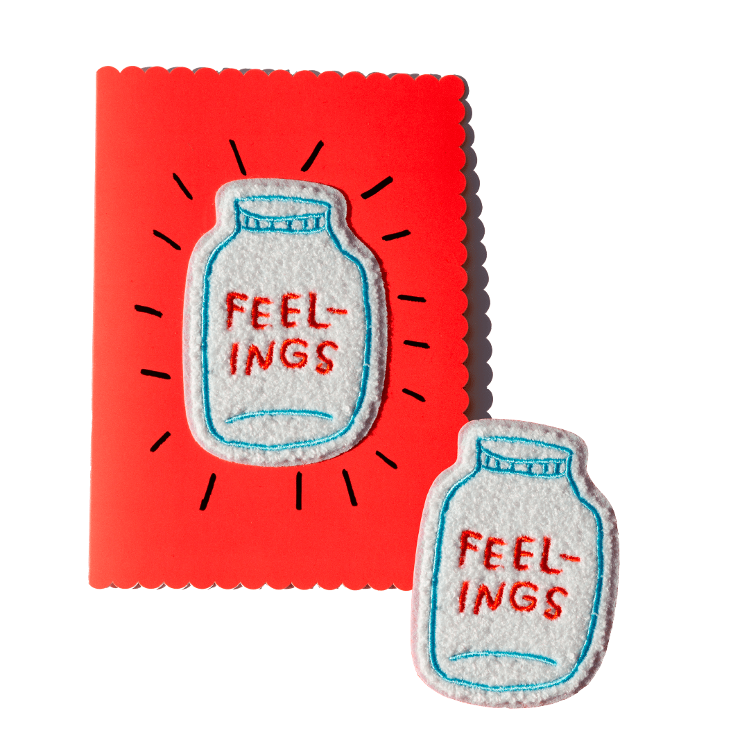 Feelings Chenille Patch Gift Card x Adam JK Gift Card Third Drawer Down Studio 