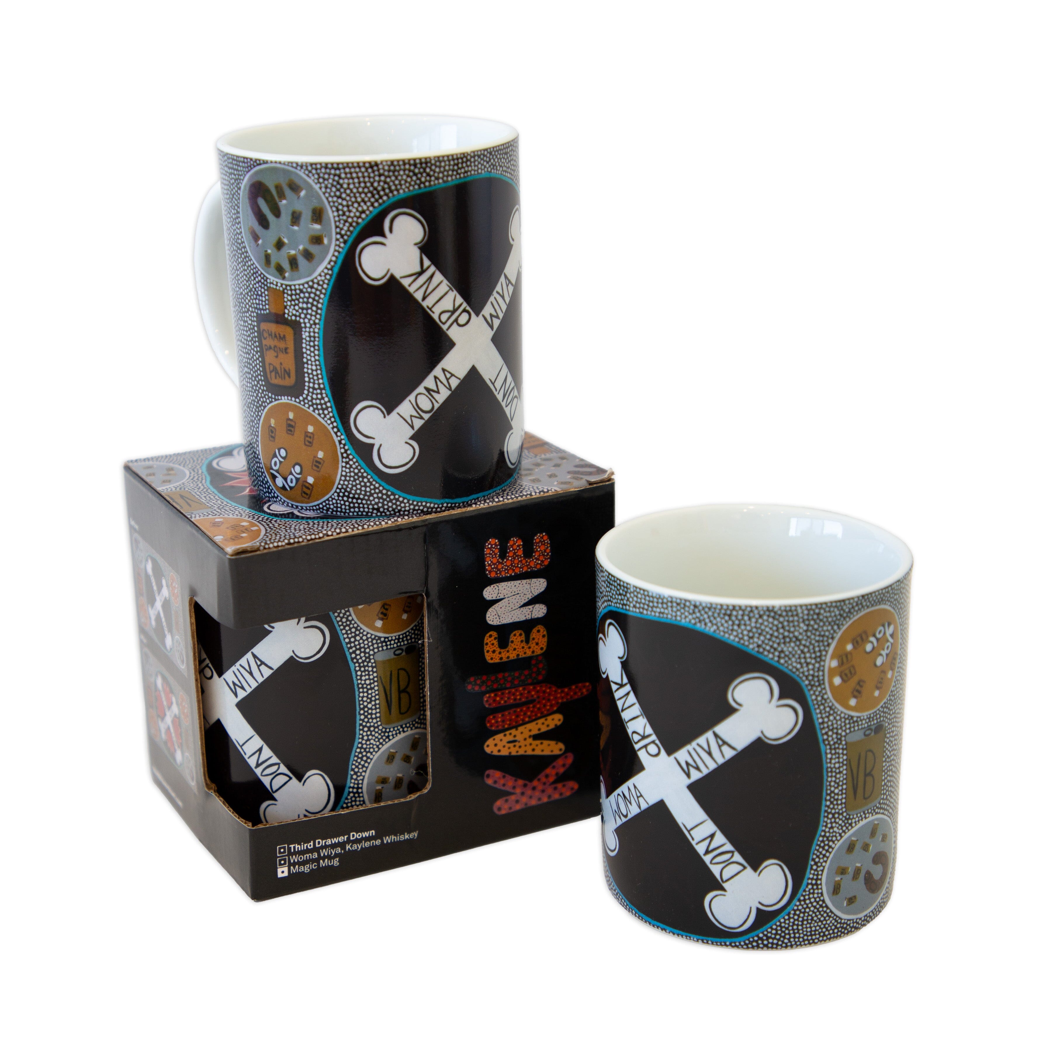 Woma Wiya Mug x Kaylene Whiskey Ceramic Third Drawer Down Studio 