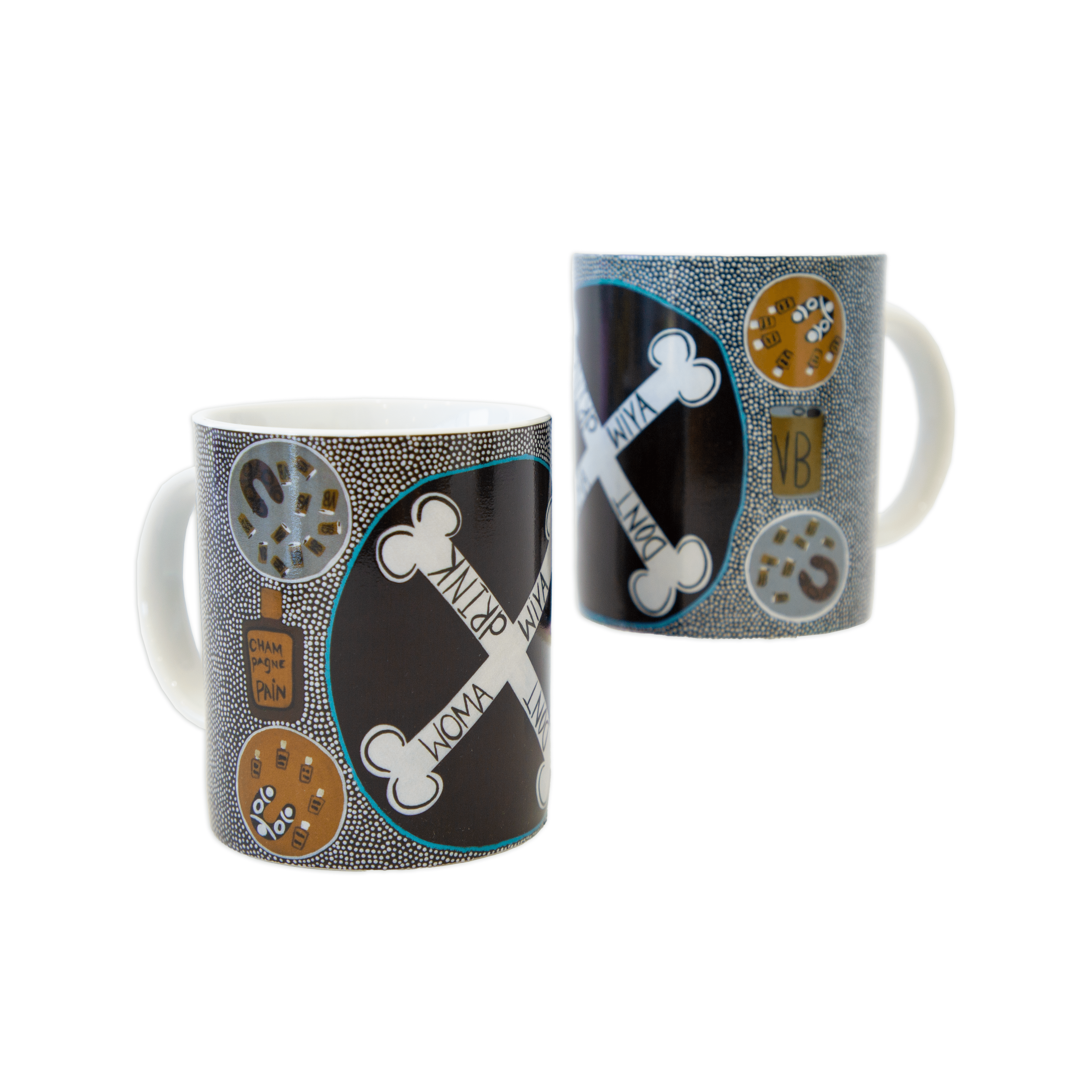 Woma Wiya Mug x Kaylene Whiskey Ceramic Third Drawer Down Studio 