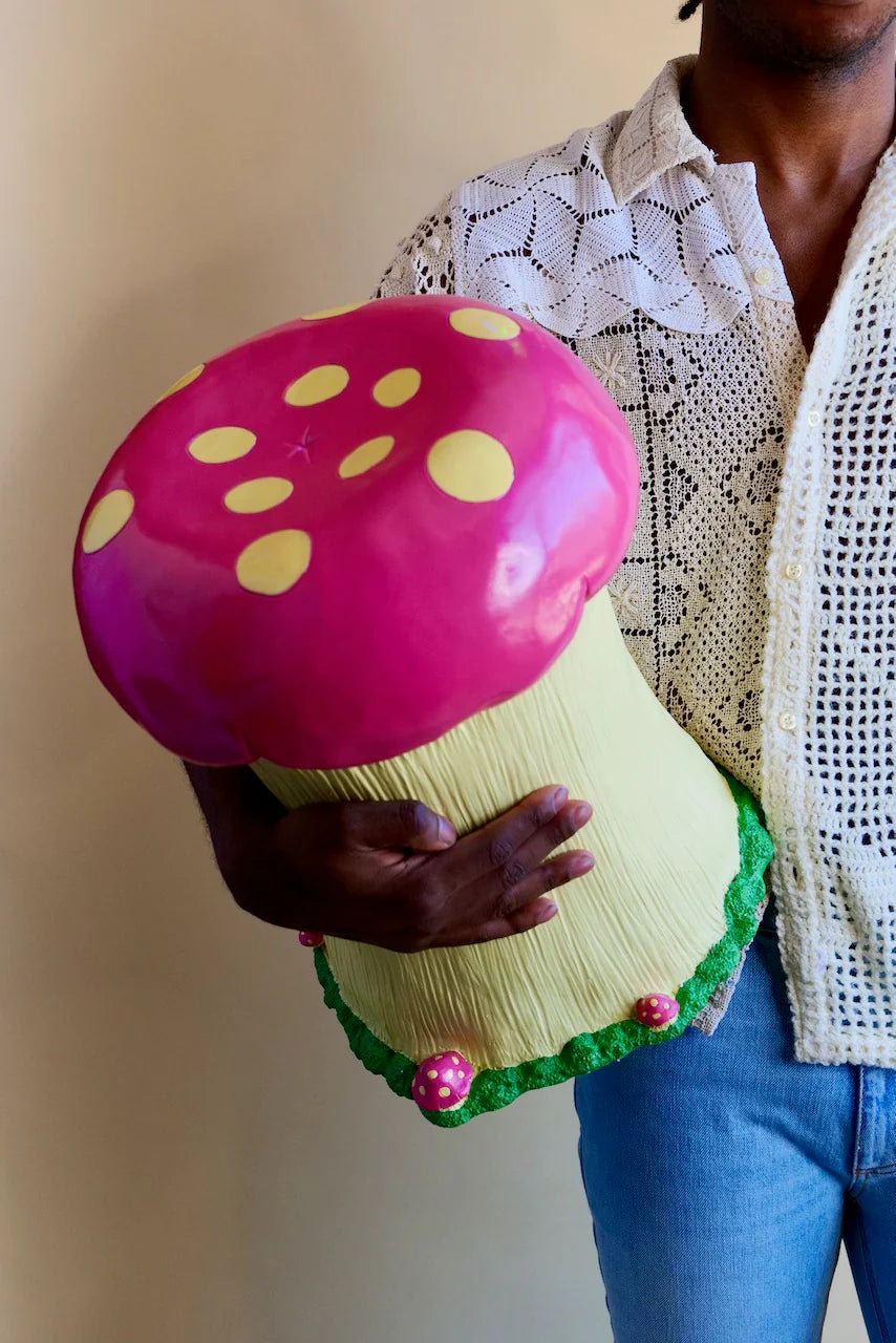 Giant Mushroom Stool Plastic Rotary Hero 