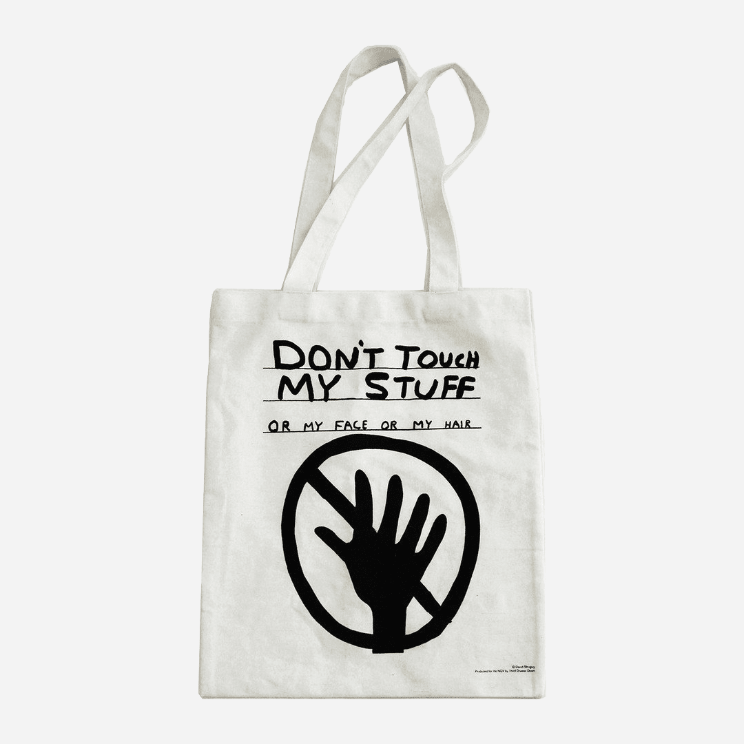 Don't Touch My Stuff Tote Bag x David Shrigley Textiles Third Drawer Down Studio 