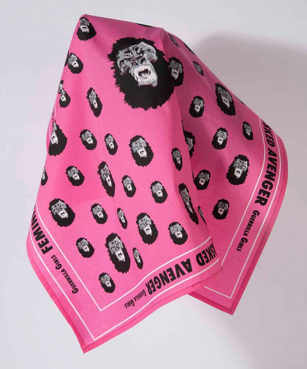 Third Drawer Down X Guerrilla Girls, Gorilla Bandana Textiles Third Drawer Down Studio 