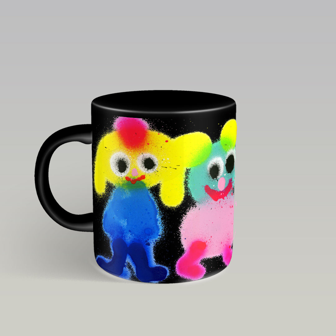 Fuzzy Friend Mug x Jon Burgerman Mugs Third Drawer Down Studio 