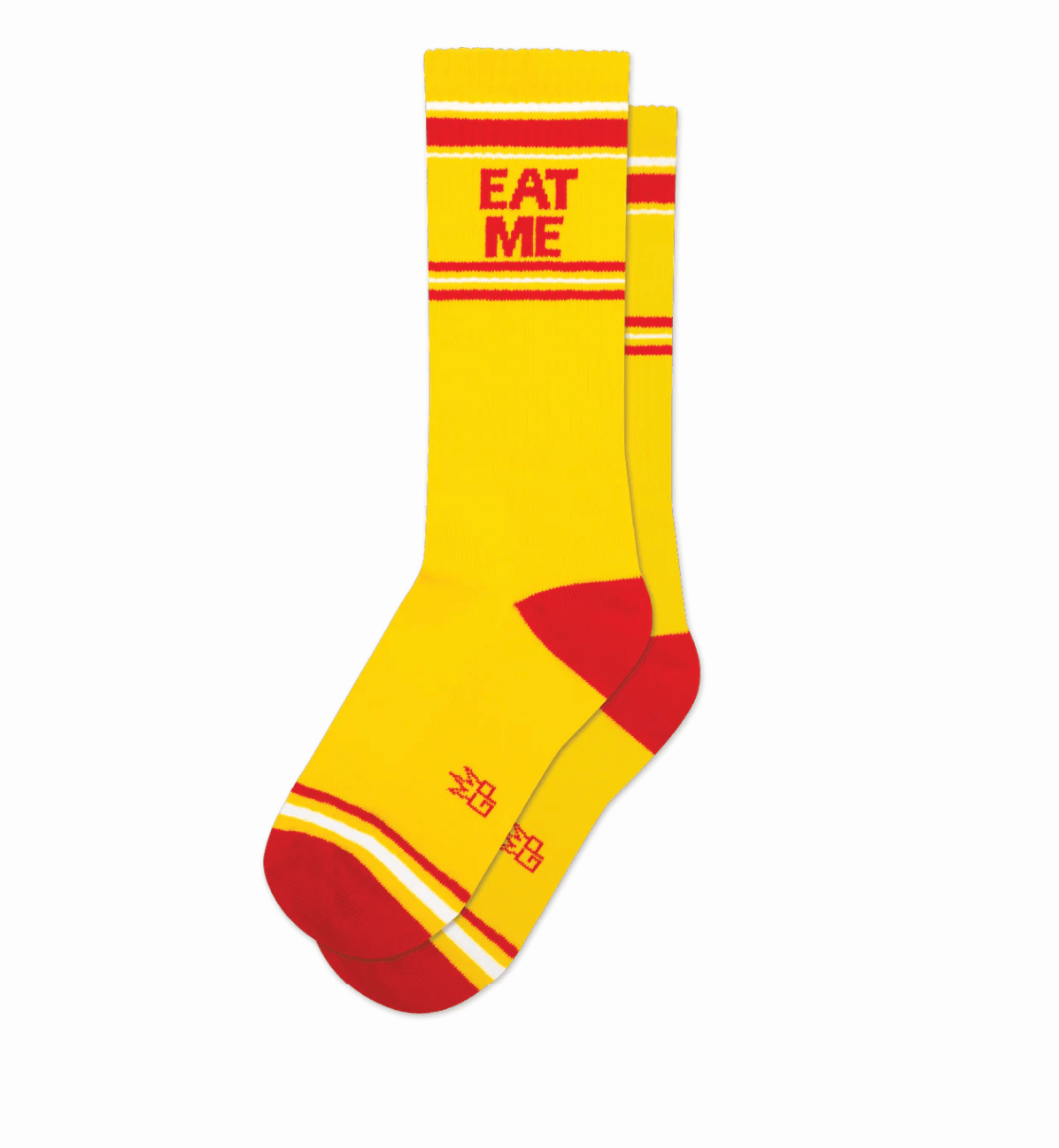 Poodle Socks - Comfy Adult Unisex Socks, Grey and Yellow, Men's Shoe Size  8-11, Women's Shoe Size 6-12